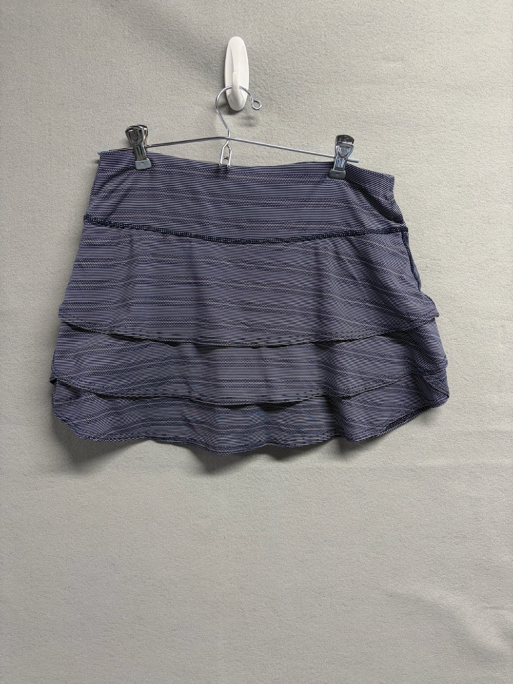 Athleta Tiered Blue Women's Tennis Pickleball Active Skirt Shorts Skort Medium